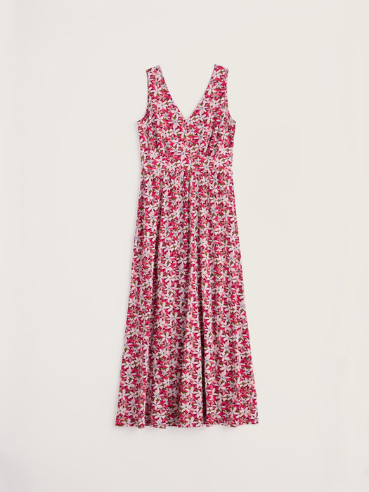 Seasalt Women's Polmanter Jersey Dress In Tropic Flower Dark Freesia