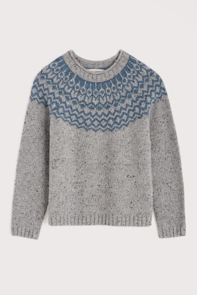 Seasalt Women's Port Kinnis Jumper Merino In Wag Tail Tor Shore