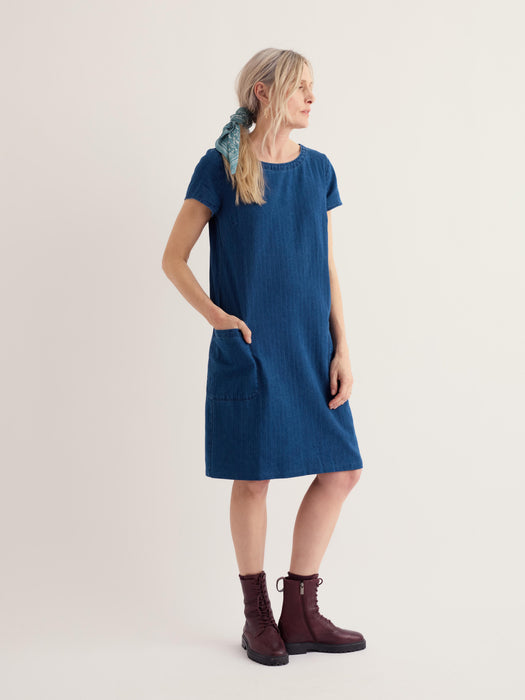 Seasalt Women's River Cove Dress In Mid Indigo