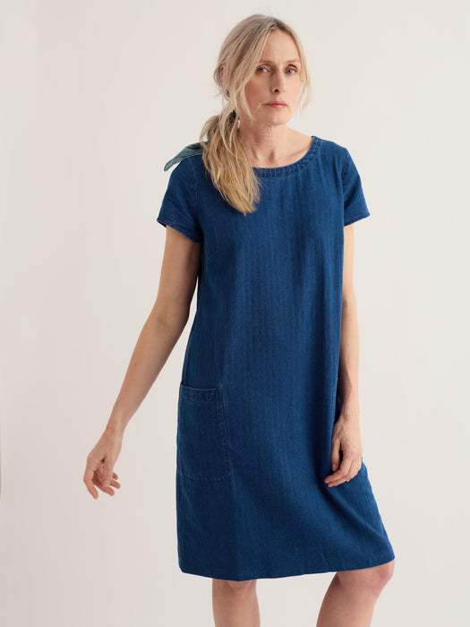 Seasalt Women's River Cove Dress In Mid Indigo