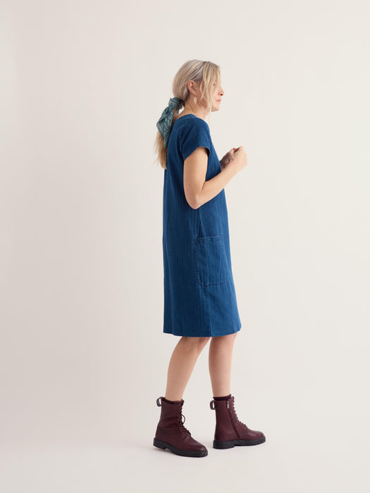 Seasalt Women's River Cove Dress In Mid Indigo