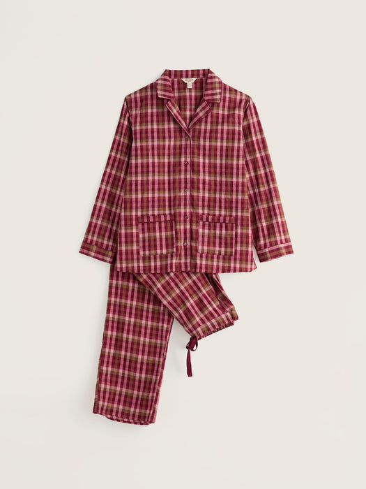 Seasalt Women's Sailing Moon Pyjamas In Foredeck Flag Multi