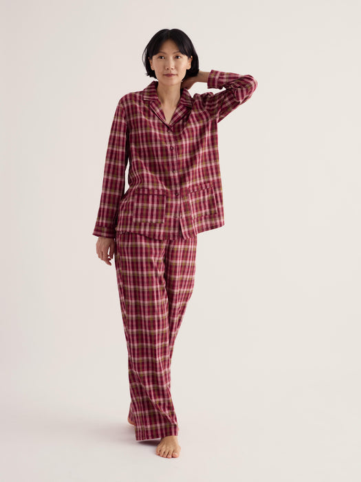 Seasalt Women's Sailing Moon Pyjamas In Foredeck Flag Multi