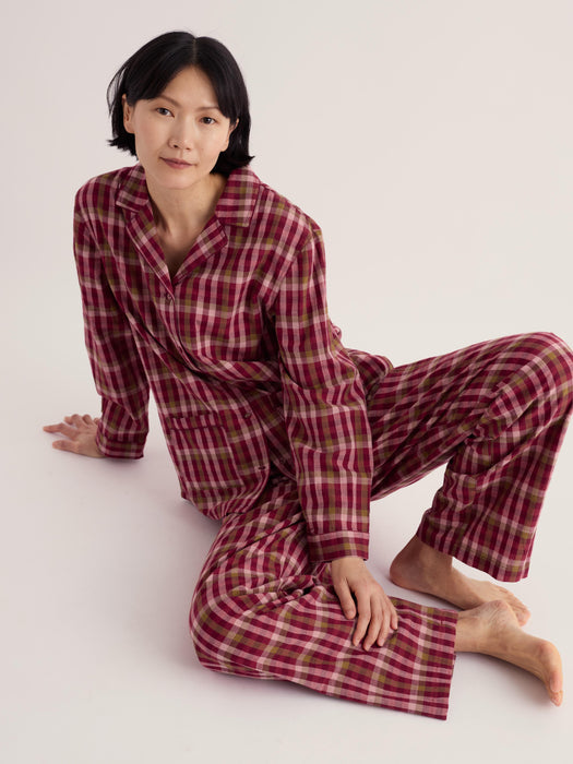 Seasalt Women's Sailing Moon Pyjamas In Foredeck Flag Multi