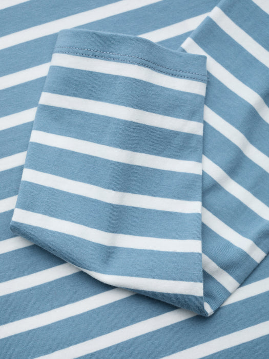 Seasalt Women's Sailor Shirt In Breton Horizon Chalk