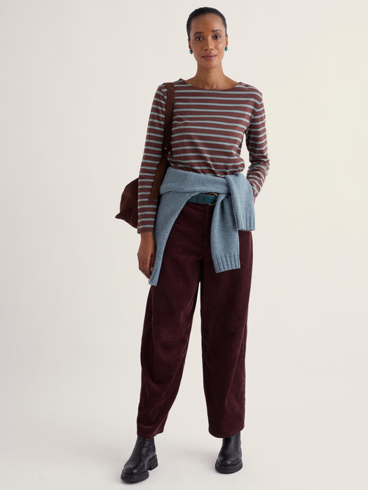 Seasalt Women's Sailor Shirt In Breton Lichen Seedbed