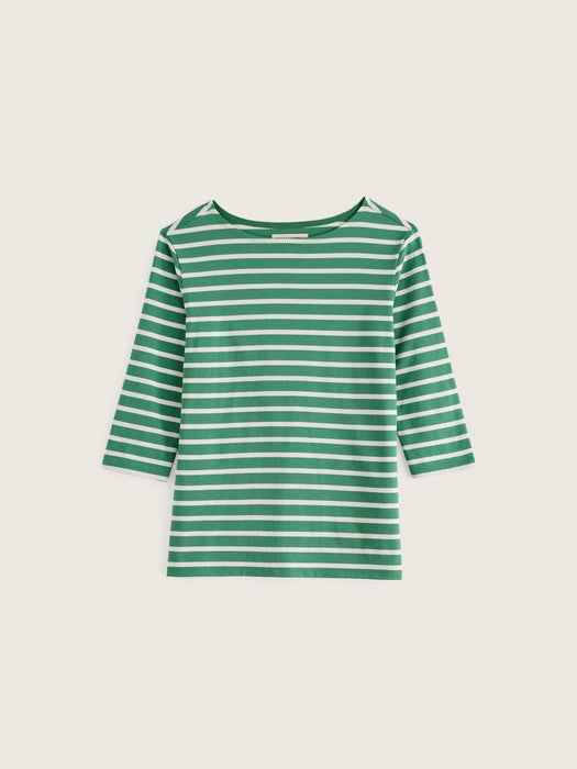 Seasalt Women's Sailor Shirt In Breton Pea Pod