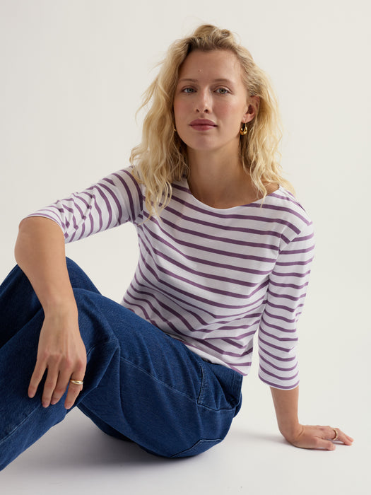 Seasalt Women's Sailor Top In Breton Verbena