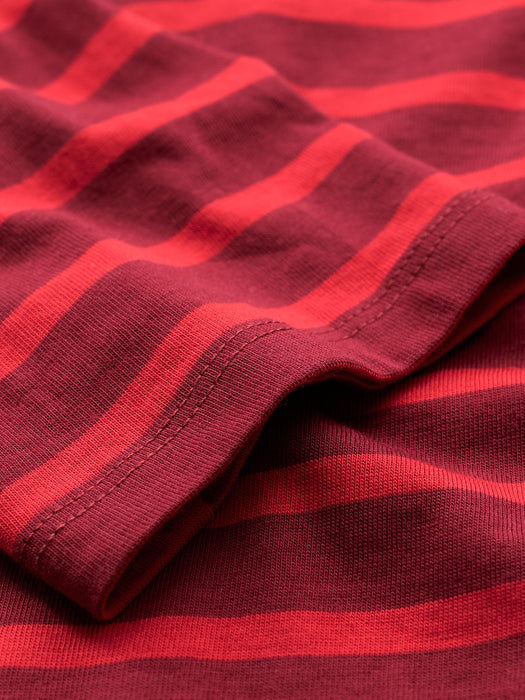 Seasalt Women's Sailor Shirt In Duet Breton Dark Dahlia