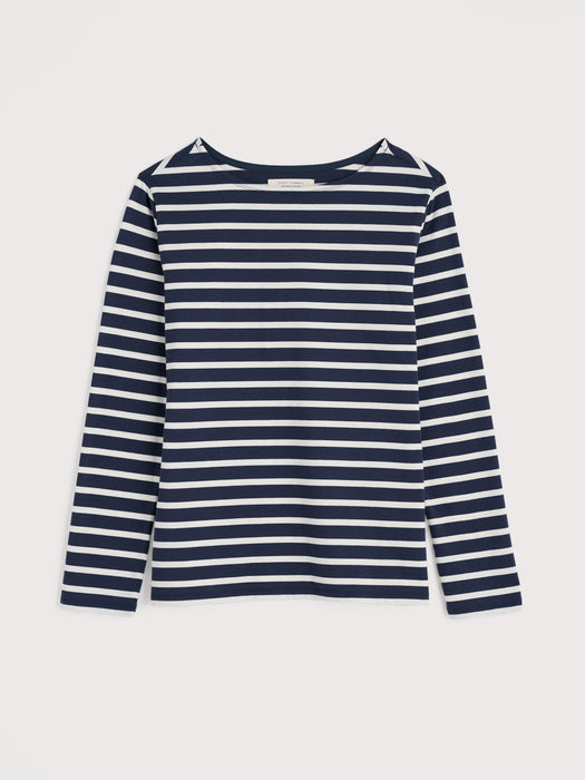 Seasalt Women's Sailor Shirt In Breton Maritime Chalk