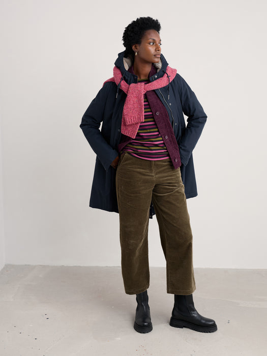 Seasalt Women's Sailor Shirt In Tri Mini Cornish Clove