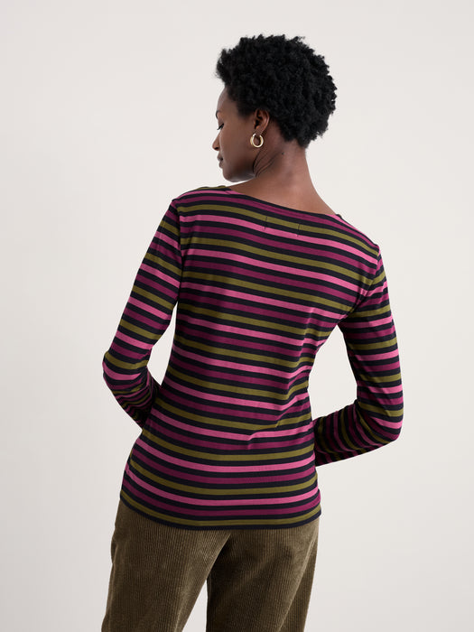 Seasalt Women's Sailor Shirt In Tri Mini Cornish Clove