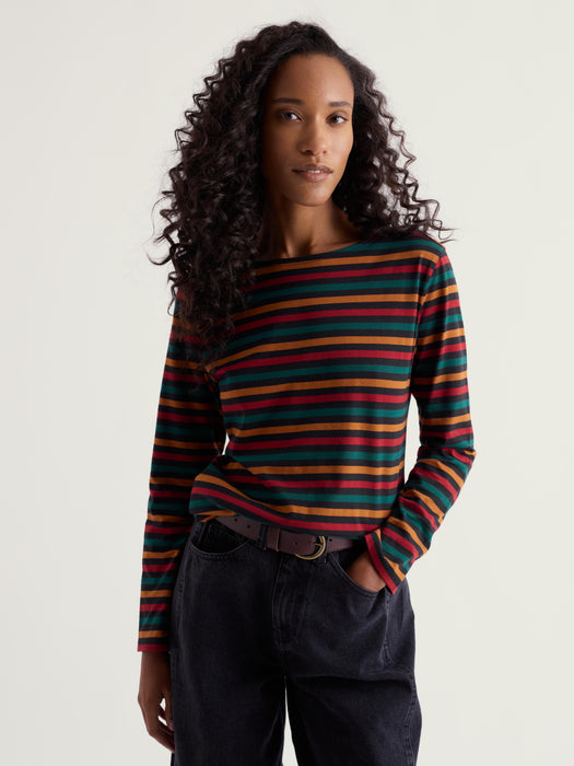 Seasalt Women's Sailor Shirt In Tri Mini Cornish Onyx