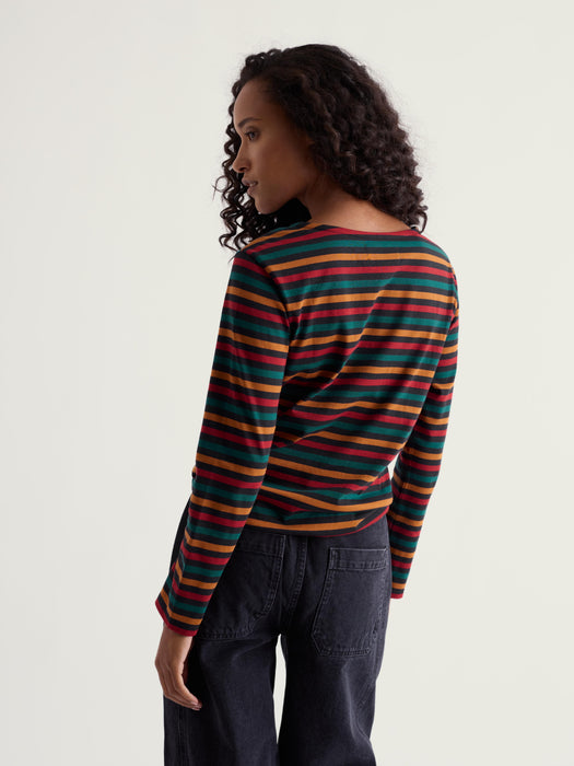 Seasalt Women's Sailor Shirt In Tri Mini Cornish Onyx