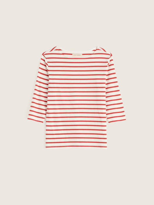 Seasalt Women's Sailor Top In Breton Carnelian