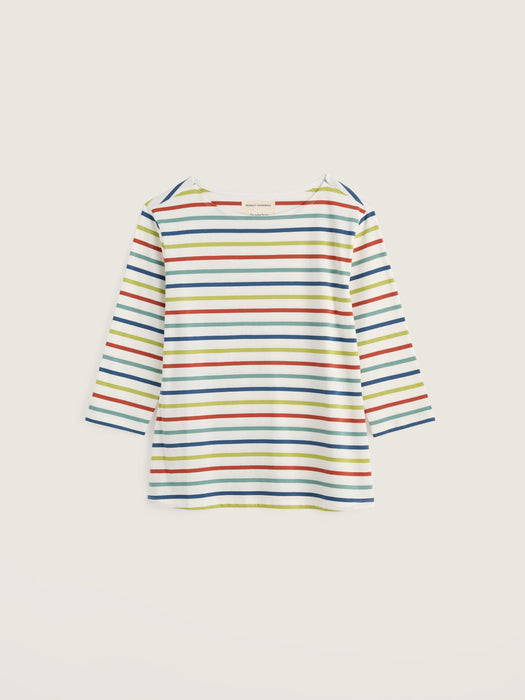 Seasalt Women's Sailor Top In Quad Breton Avocado