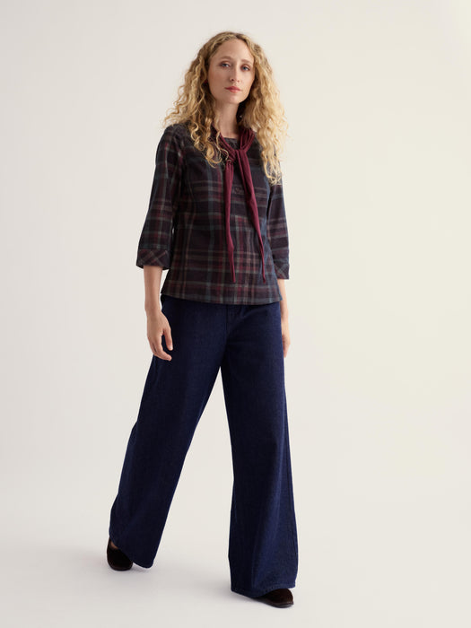 Seasalt Women's Tithonia Top In Honesty Dark Hellebore