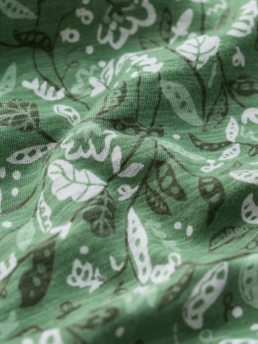 Seasalt Women's Wavecrest Jersey Short-Sleeve Shirt In Garden Peas Pea Pod