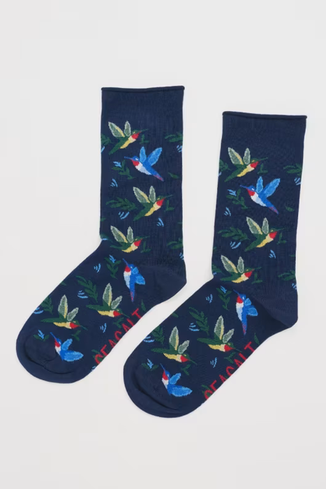 Seasalt Women's Arty Organic Cotton Socks In Kimbrell Maritime