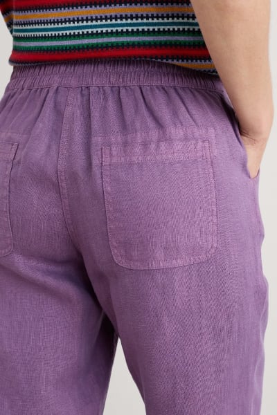 Seasalt Women's Brawn Point Crops In Light Damson