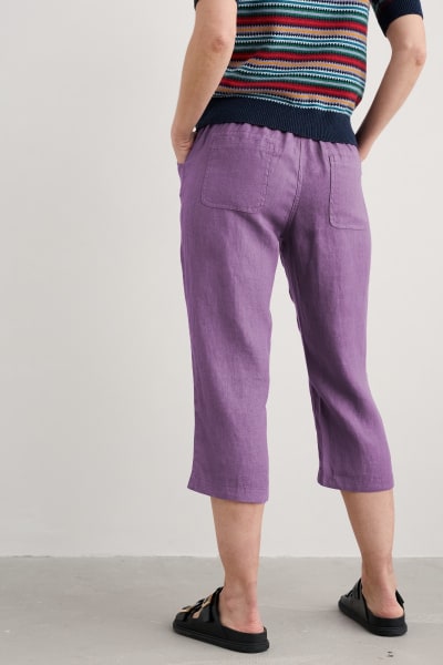 Seasalt Women's Brawn Point Crops In Light Damson