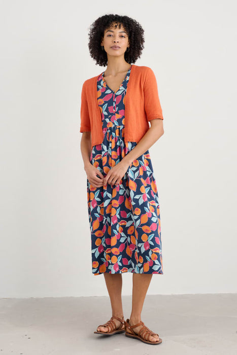 Seasalt Women's Maria Organic Cotton Cardigan In Marigold