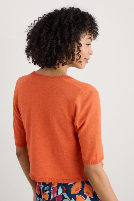 Seasalt Women's Maria Organic Cotton Cardigan In Marigold