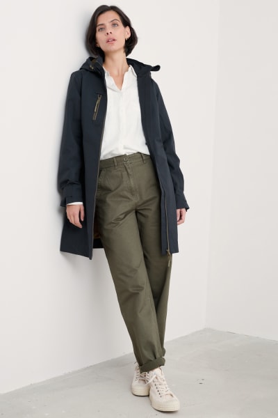 Seasalt Women's Coverack Waterproof Coat In Inkwell