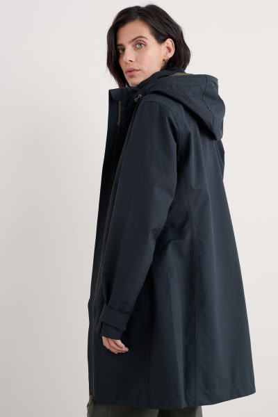 Seasalt Women's Coverack Waterproof Coat In Inkwell