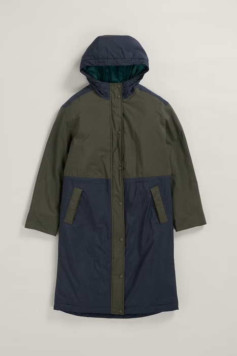 Seasalt Women's Chapel Rock Waterproof Coat In Highland/Inkwell