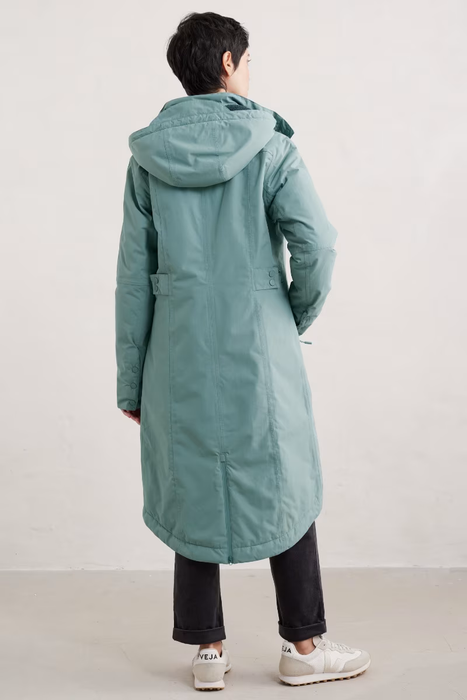 Seasalt Women's Janelle Waterproof Raincoat In Lichen