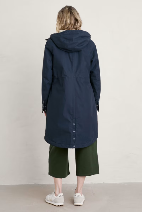 Seasalt Women's Plant Hunter Waterproof Parka Coat In Midnight