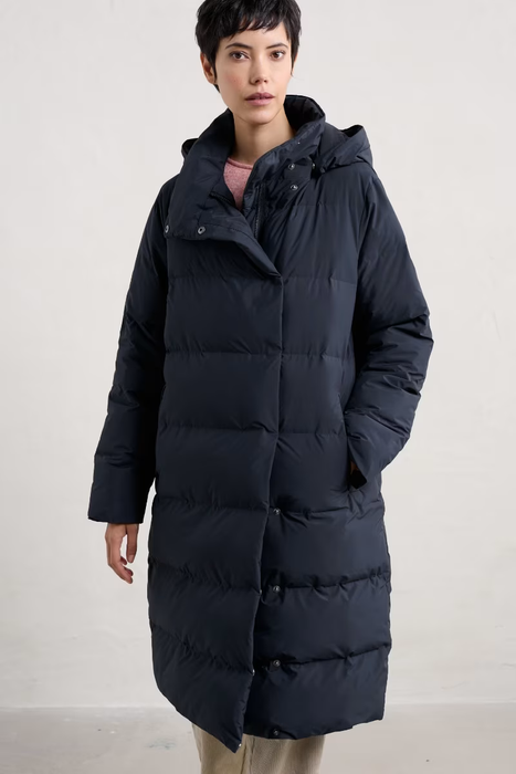 Seasalt Women's Holywell Bay Coat In Inkwell