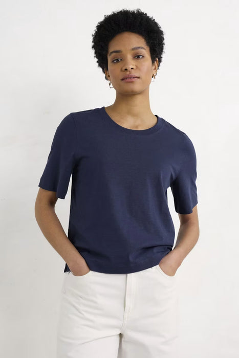 Seasalt Women's Copseland Organic Cotton T-Shirt In Maritime