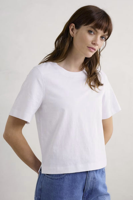 Seasalt Women's Copseland Organic Cotton T-Shirt In Salt