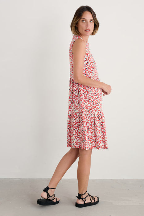 Seasalt Women's Bodelva Sleeveless Jersey Dress In Winsome Floral Sunstone