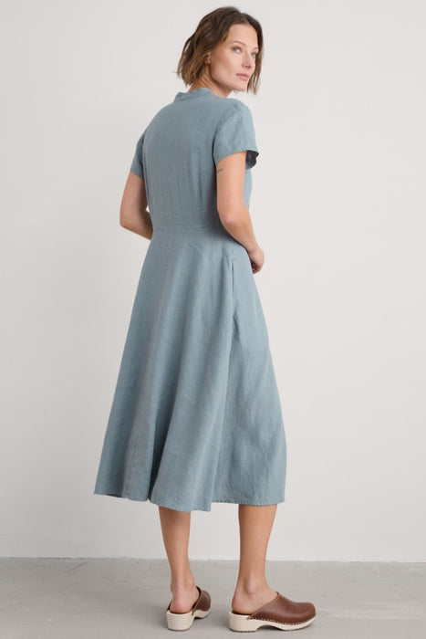 Seasalt Women's Carved Wood Midi Dress In Hail