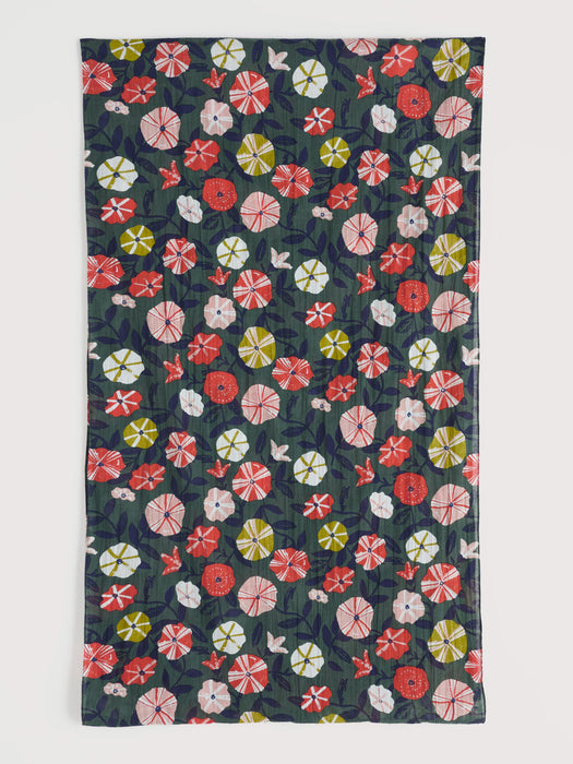 Seasalt Women's Pretty Circle Scarf In Winding Petunias Grove