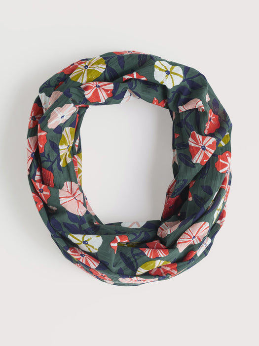 Seasalt Women's Pretty Circle Scarf In Winding Petunias Grove