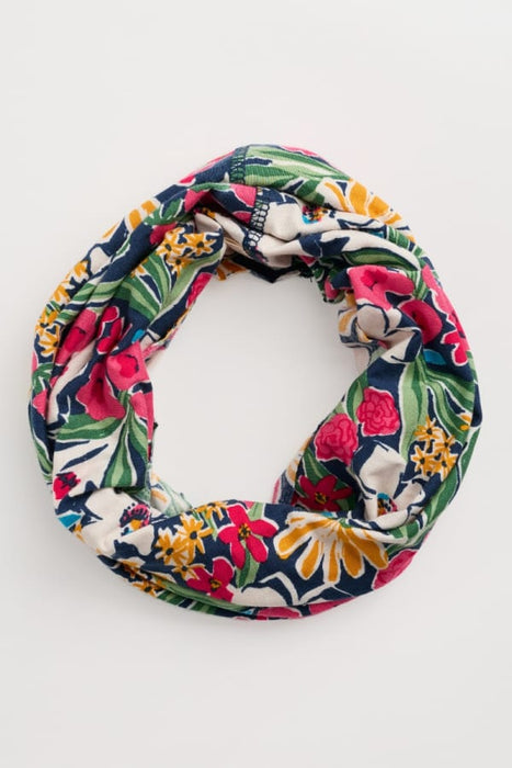 Seasalt Women's Organic Cotton Handyband In Garden Flowers Night