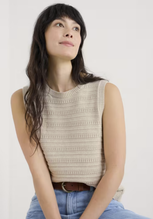 Seasalt Women's Tepel Knitted Vest In Chalk