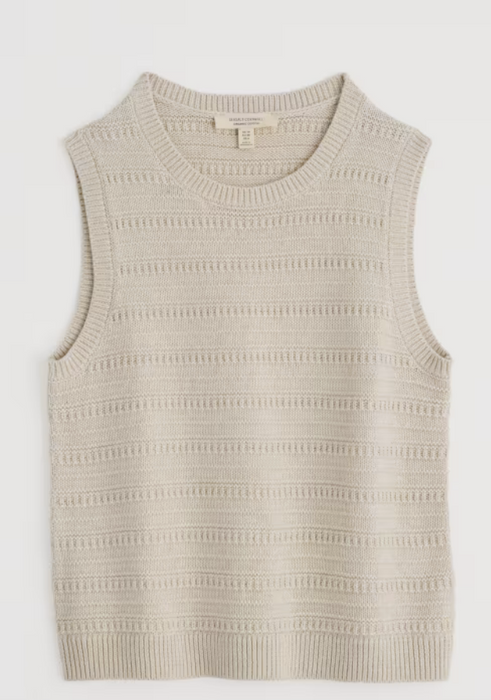 Seasalt Women's Tepel Knitted Vest In Chalk