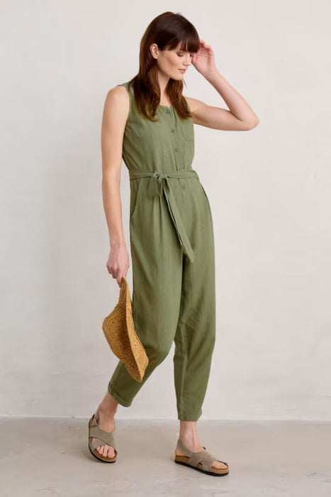 Seasalt Women's Abbey Pool Sleeveless Jumpsuit - Cypress