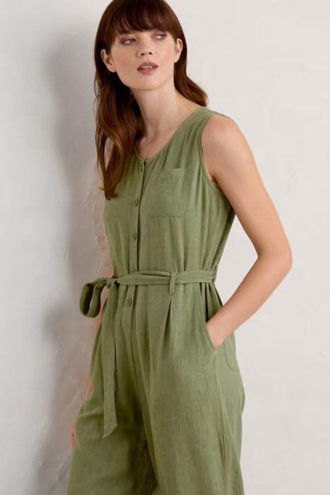 Seasalt Women's Abbey Pool Sleeveless Jumpsuit - Cypress