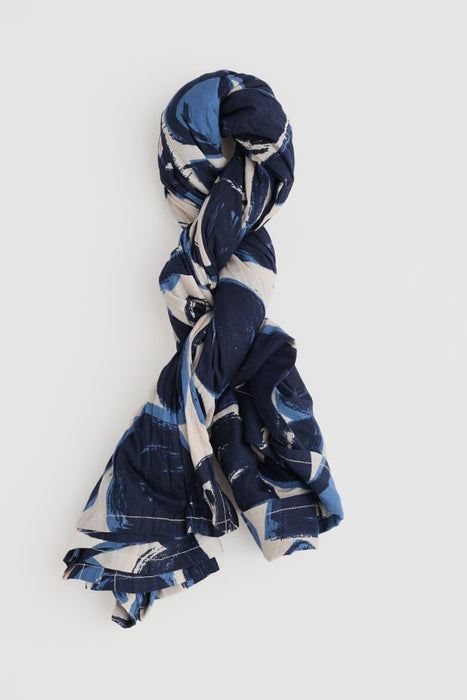 Seasalt Women's Larissa Shirt in GOTS-Certified Organic Cotton In Pebble Monoprint Aran