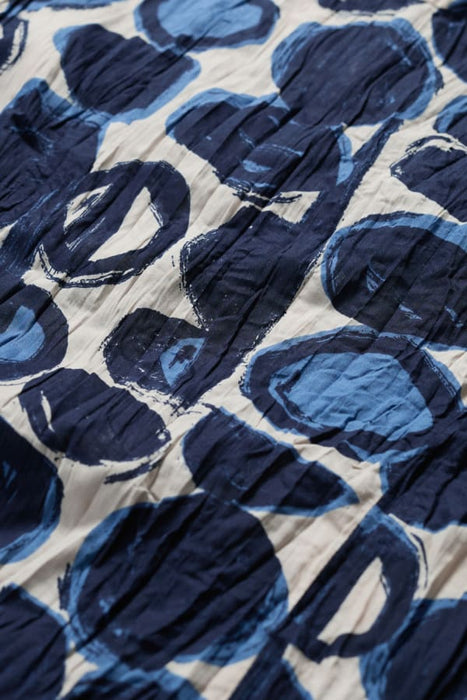 Seasalt Women's Larissa Shirt in GOTS-Certified Organic Cotton In Pebble Monoprint Aran