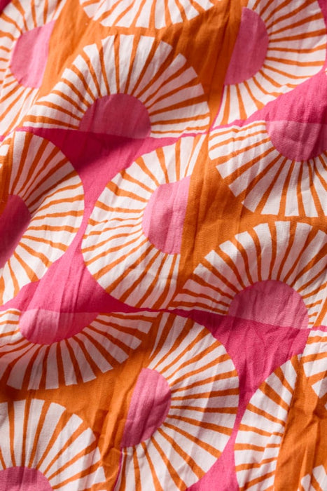 Seasalt Women's Larissa Shirt In Sun Geo Marigold