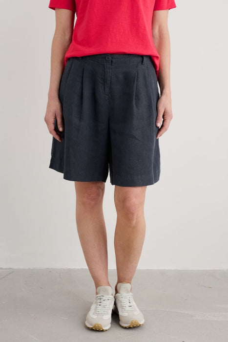 Seasalt Women's Clover Bloom Linen Shorts In Maritime