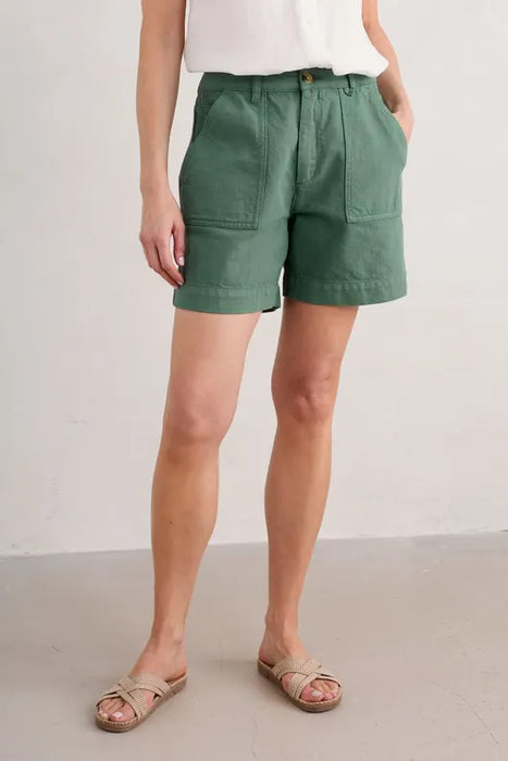 Seasalt Women's Stannary Organic Cotton Shorts Dark Balsam
