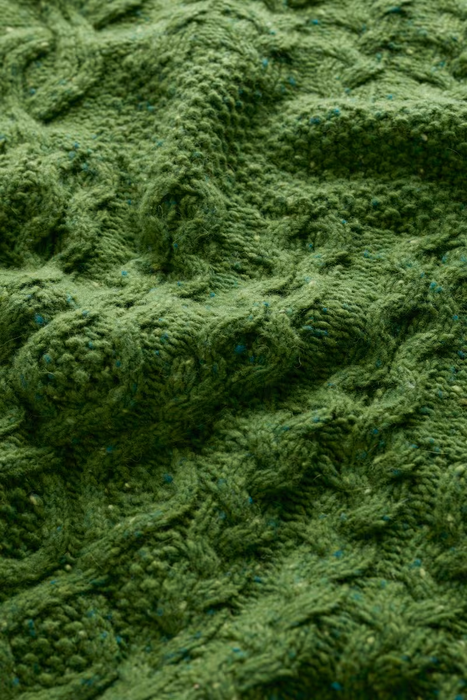 Seasalt Women's Handweaver Cable Knit Snood In Grassland